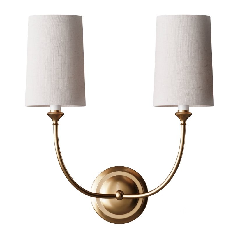 Modern Charleston Sconce – 2 Light Image 2