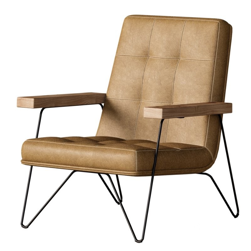 Zeus Leather Armchair Image 2