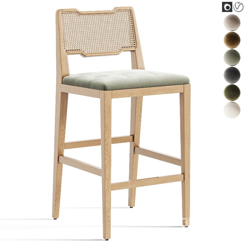 Eva Bar Chair By Domkapa Image 6