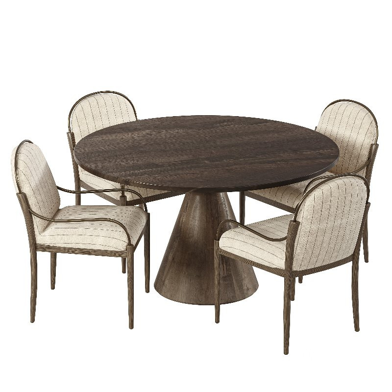 Demi Dining Chair and Bronx Dining Table Image 2