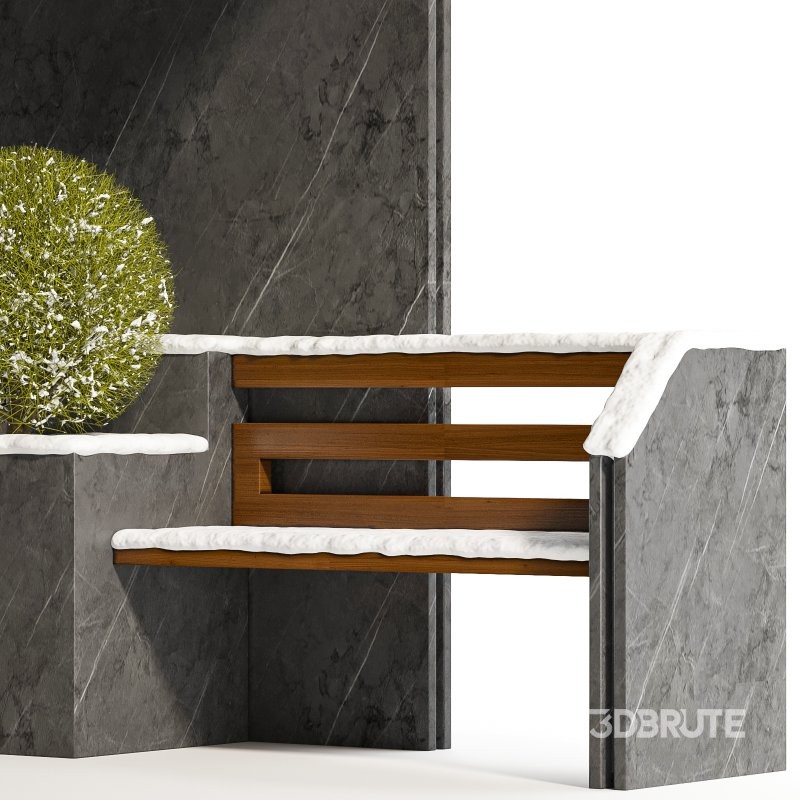 Snowy Dual Access Bench Image 4