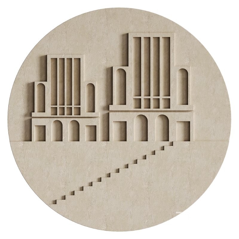 Decorative Panel 3D ART RELIEF 188 Image 1