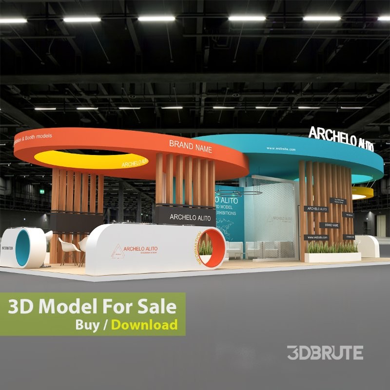 modern exhibition 3d Image 1