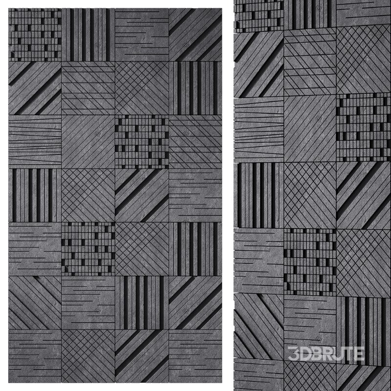 Decorative Panel 3D ART RELIEF 182 Image 1