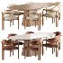 Palermo Fabric Dining Chair and Thorsten Dining Table - Thumbnail 1