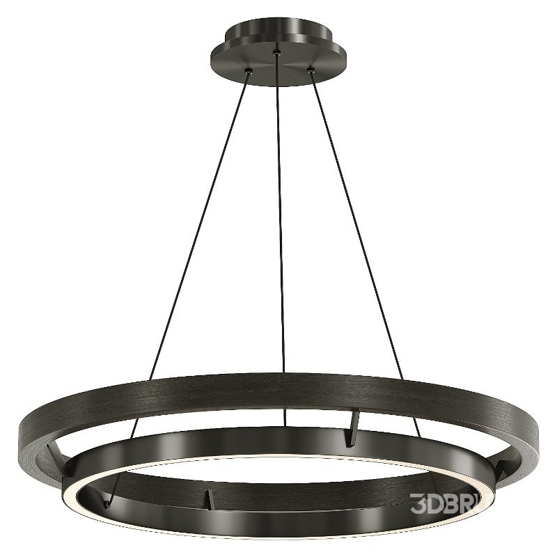 Weathered Oak LED Pendant Light Image 1