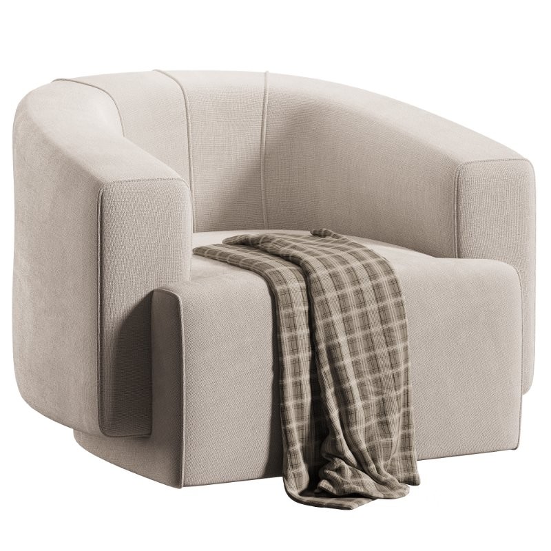 Hamlin Nubuck Leather Swivel Chair Image 1