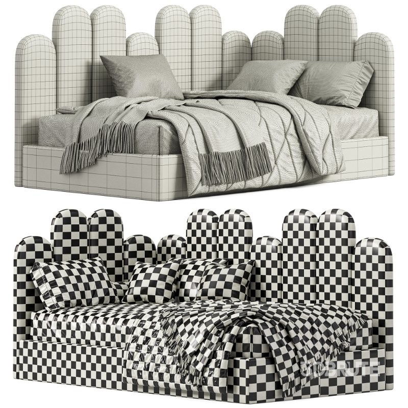 Corner bed Savoyardi kids Image 3