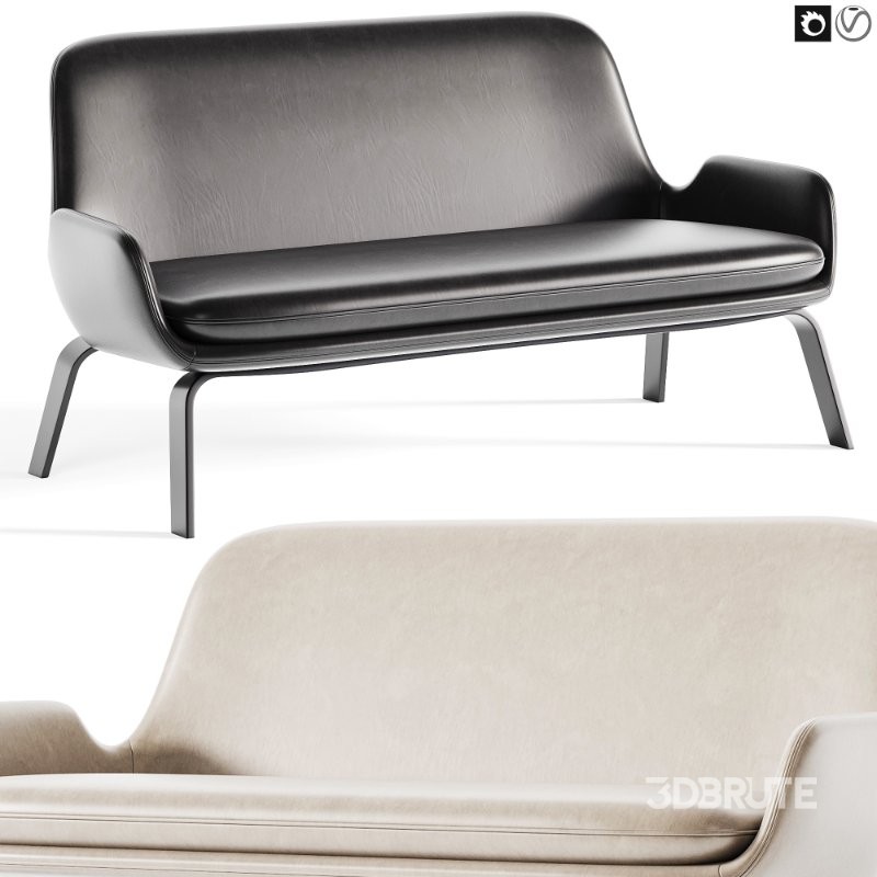 Era 2 Seater Sofa Steel Image 1