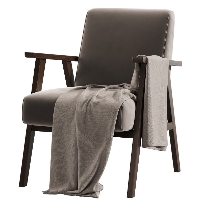 Ebbe Ecru Linen Armchair Image 3