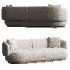 AS02 Sofa 3 seater Keyaki Brown Vidar 222 Karimoku Case - Thumbnail 1