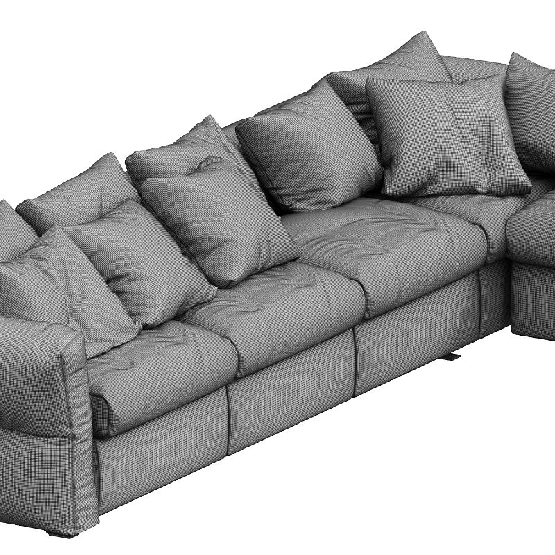 Newbridge Corner Sofawith ottoman by Flexform Image 4