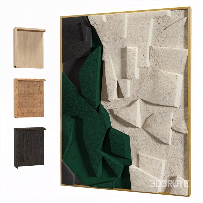 Contemporary 3D Wall Art Image 3