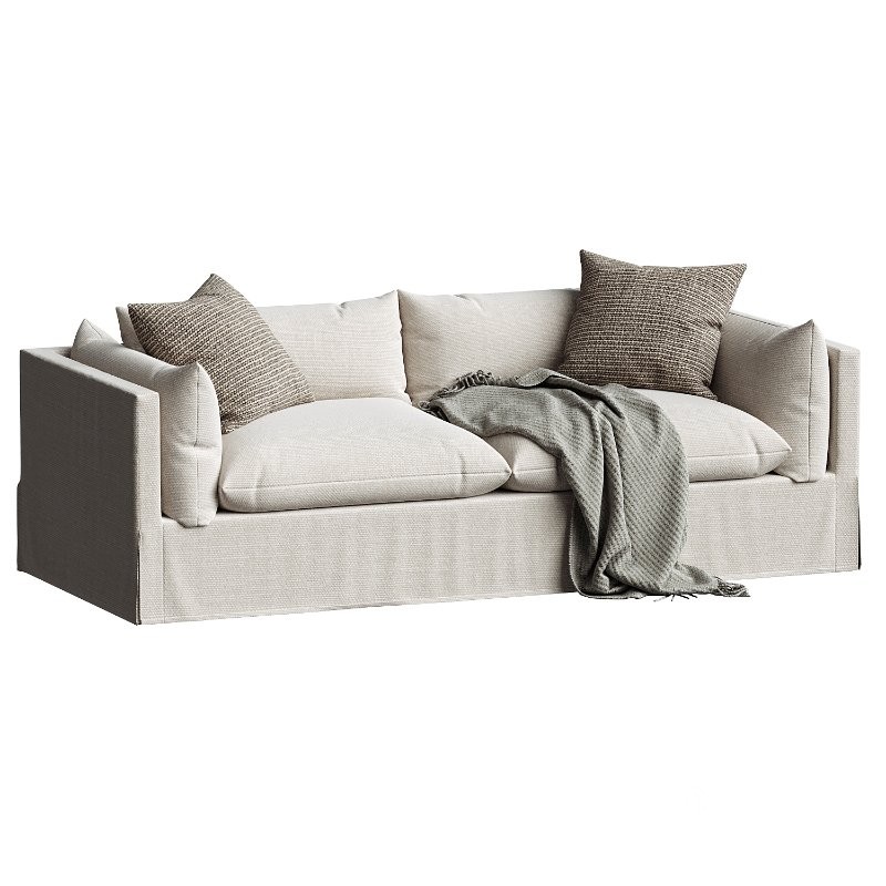 Four Hands Habitat Slipcovered Sofa Image 2