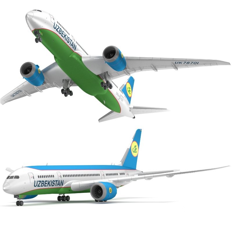 Boeing 787-8 passenger aircraft of Uzbekistan Airways Image 1