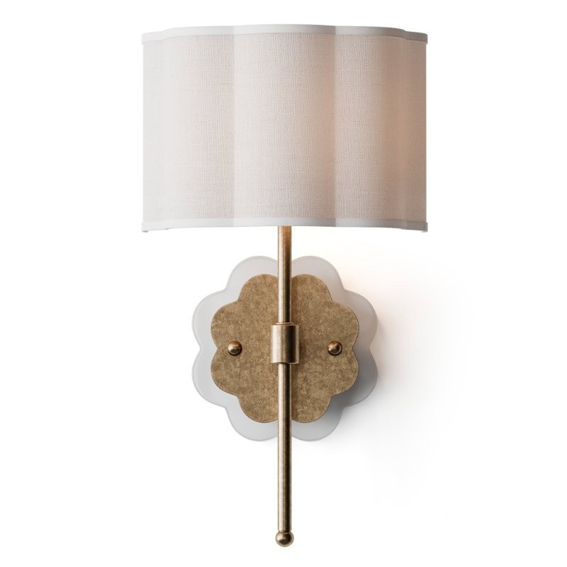 Scalloped Daisy Shade Sconce Image 6