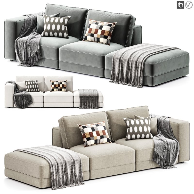 Noora 3 Modules w. open end by Bolia Image 2