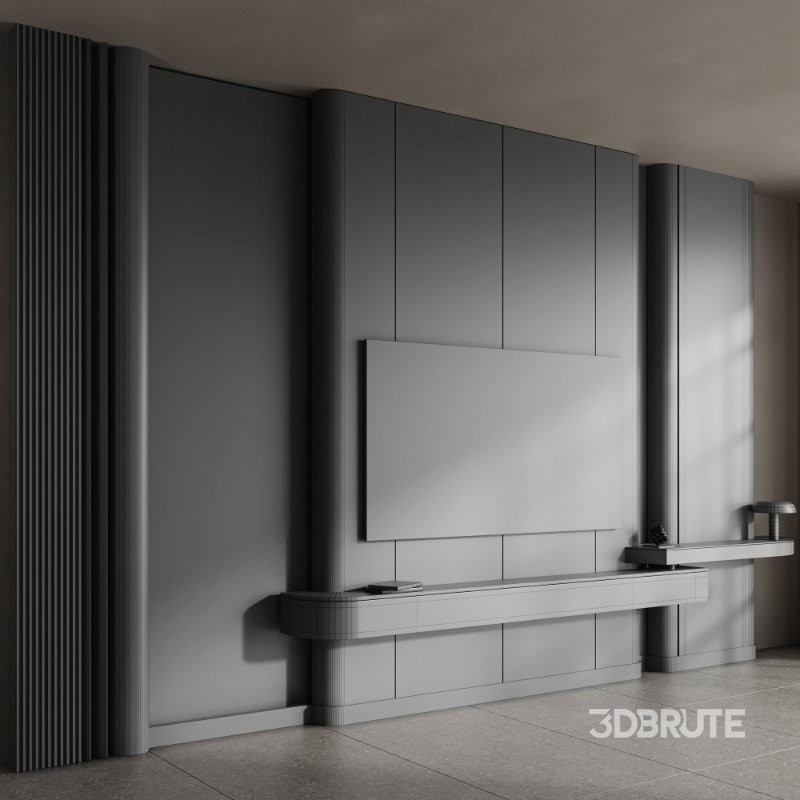 TV Wall SET 01 Image 1