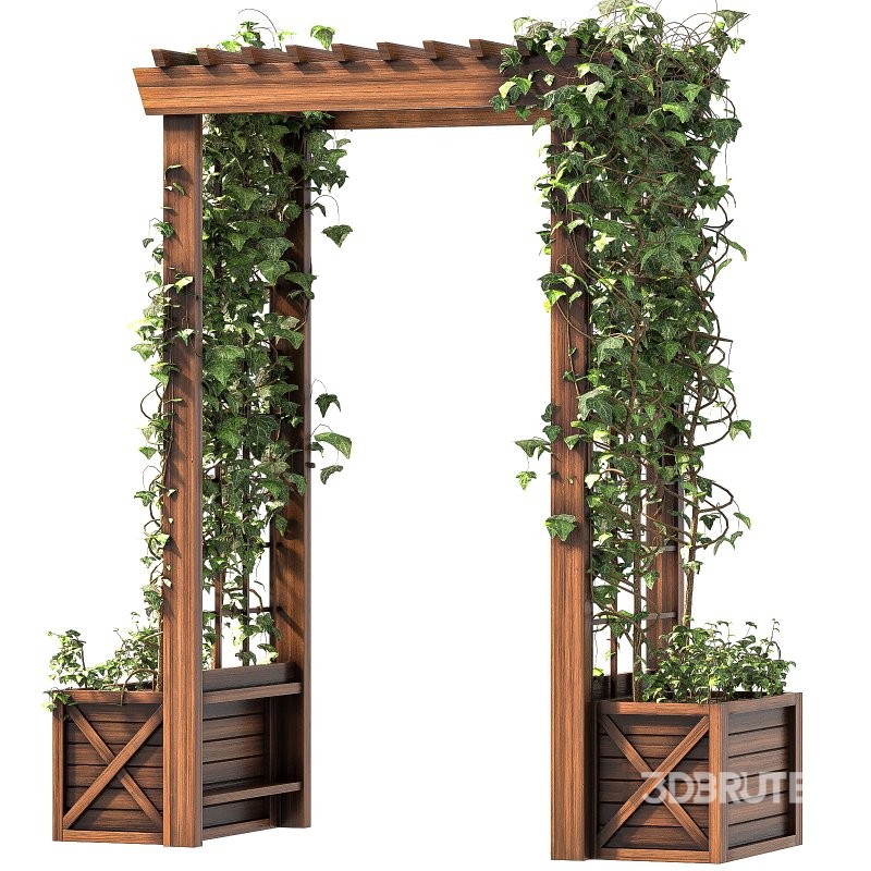 Wooden Garden Arbor Image 3