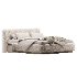 Gather Ivory Upholstered King Bed - Thumbnail 3