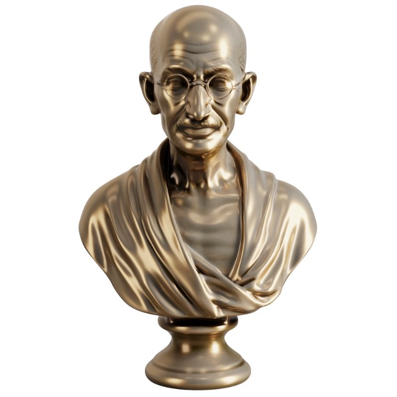 Sculpture set1 – Gandhi statue Image 3