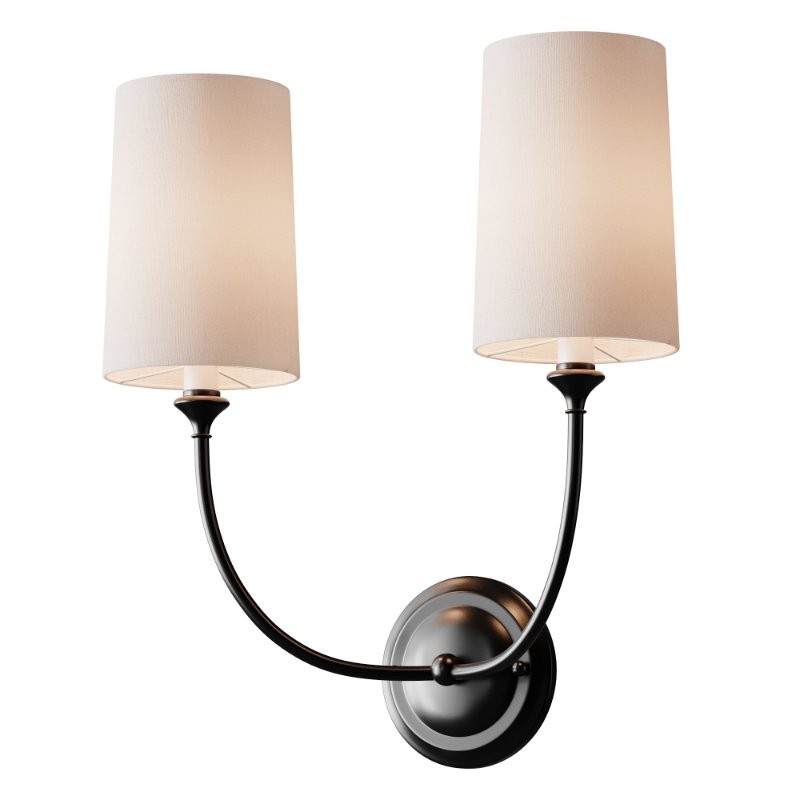 Modern Charleston Sconce – 2 Light Image 8