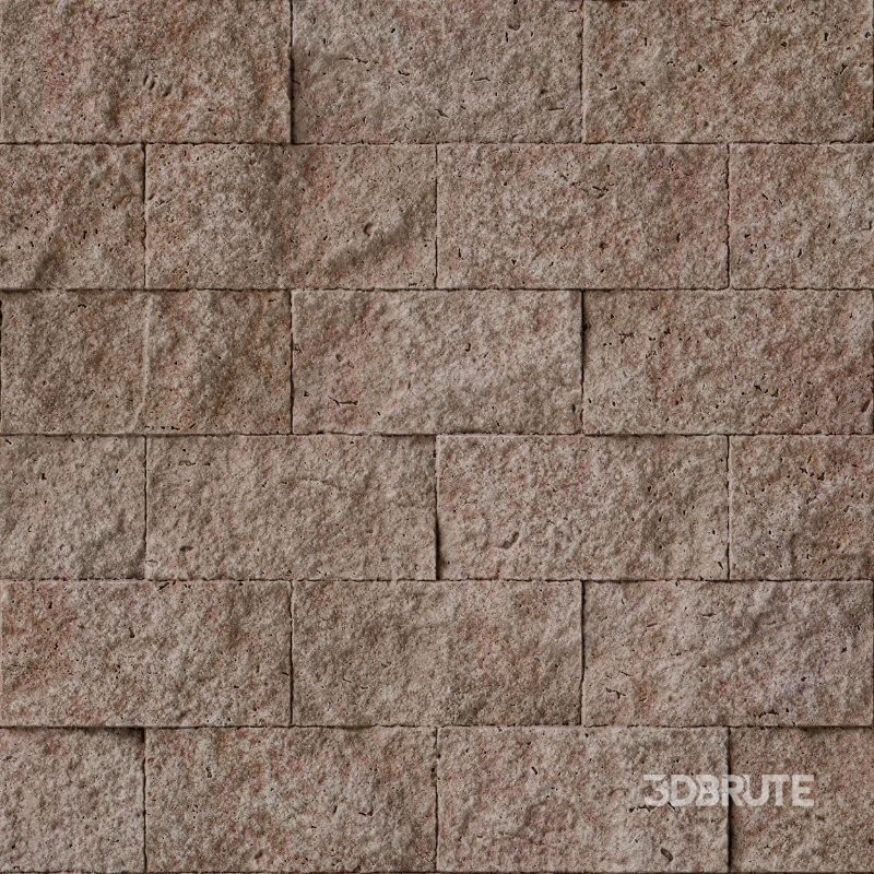 Split Face Travertine 09 (Seamless) Image 3