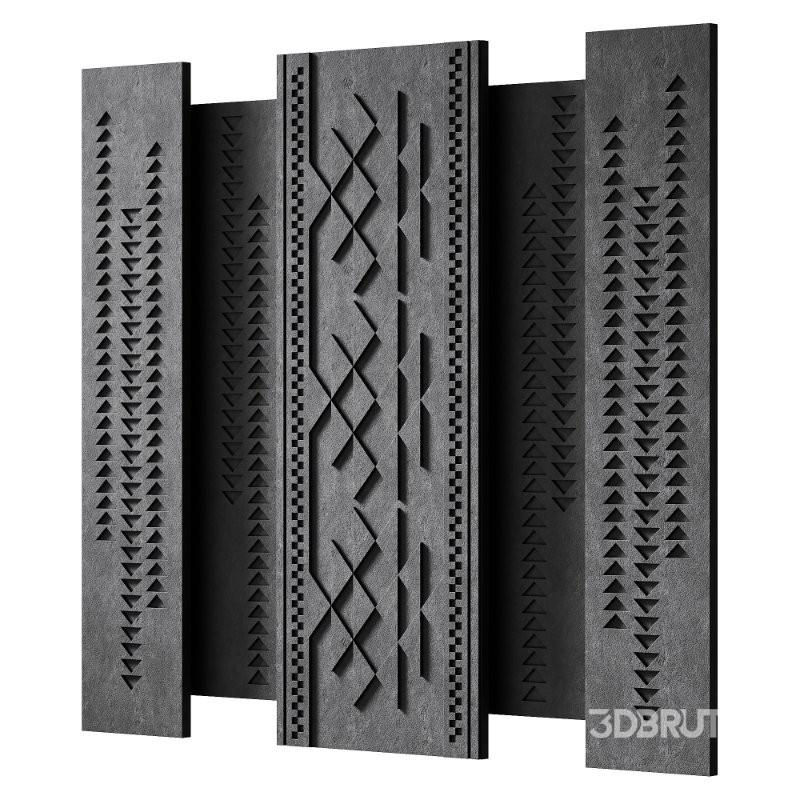 Decorative Panel 3D ART RELIEF 183 Image 2