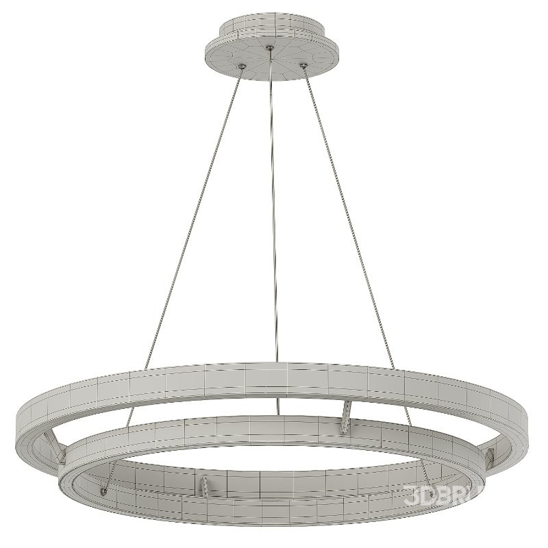 Weathered Oak LED Pendant Light Image 3