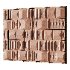 3D Art Relief 205 Terra Cota Tiles Panel by Theiatiles - Thumbnail 3