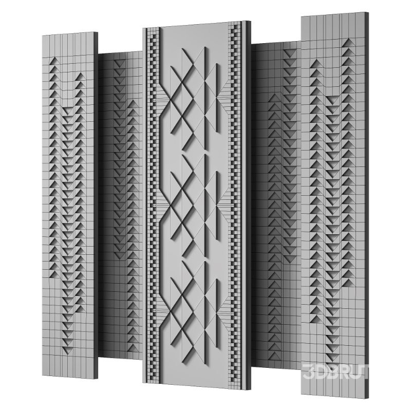 Decorative Panel 3D ART RELIEF 183 Image 3