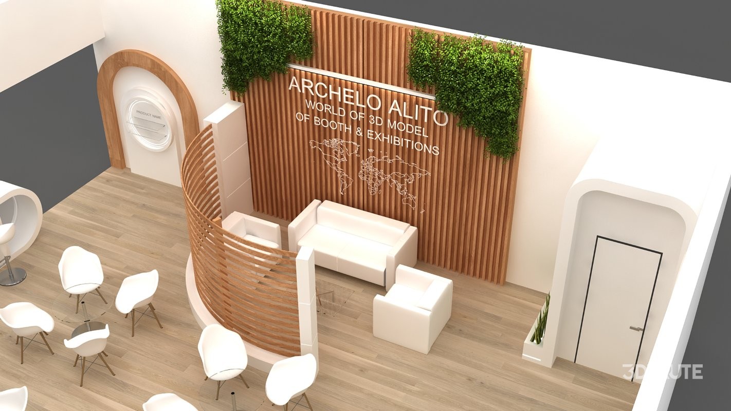 modern booth exhibition Image 4