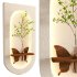 Wall Niche Decor Butterfly Shelf Green Branch - Thumbnail 4