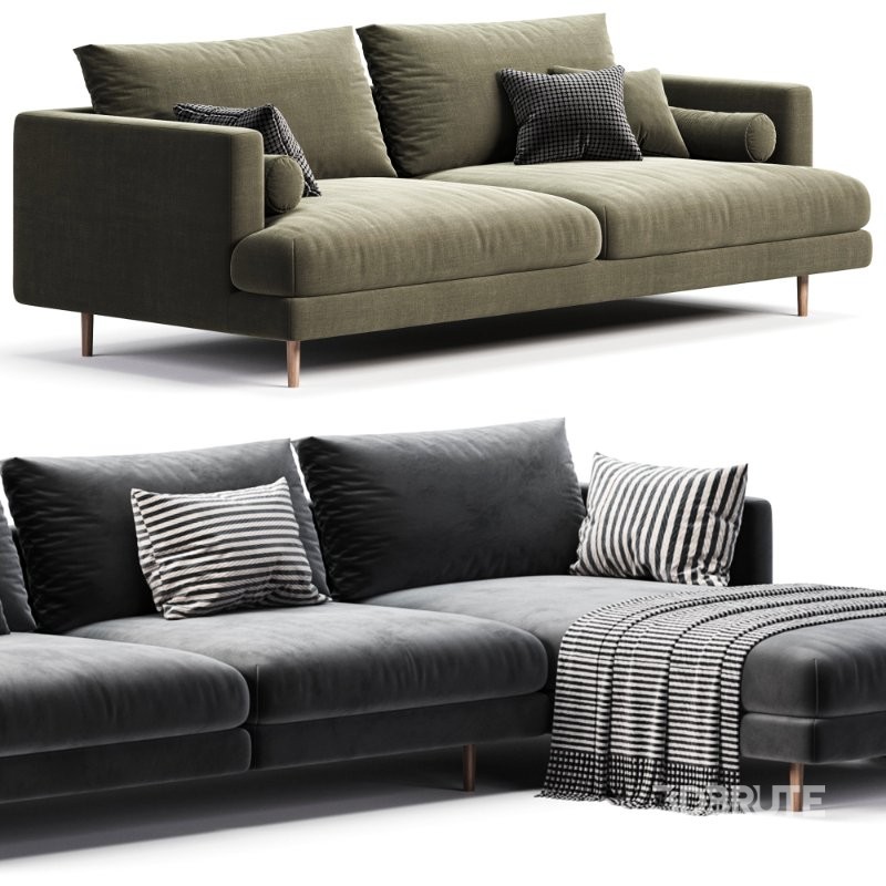 Hampton Right Chaise Sofa Image 3