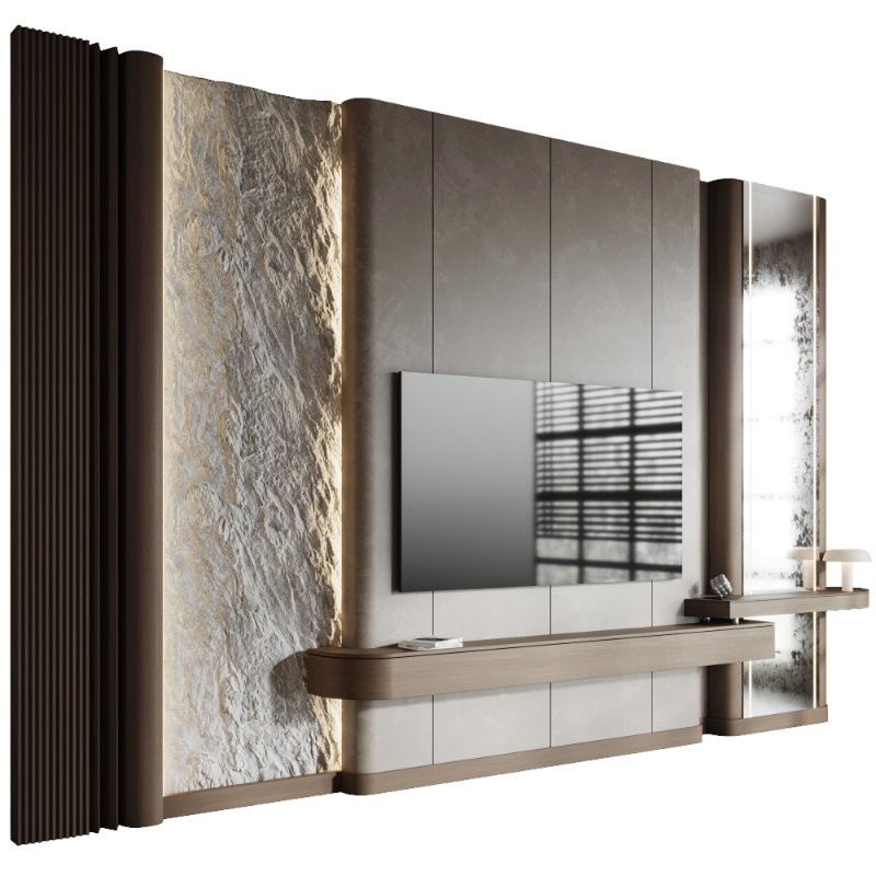 TV Wall SET 01 Image 4