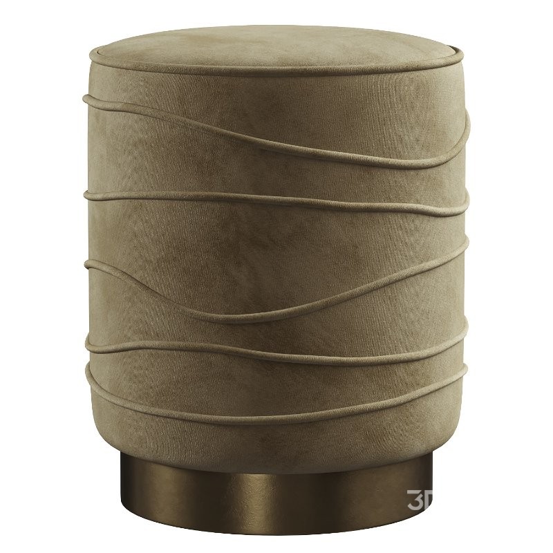 Nero Boucle Ottoman Image 5