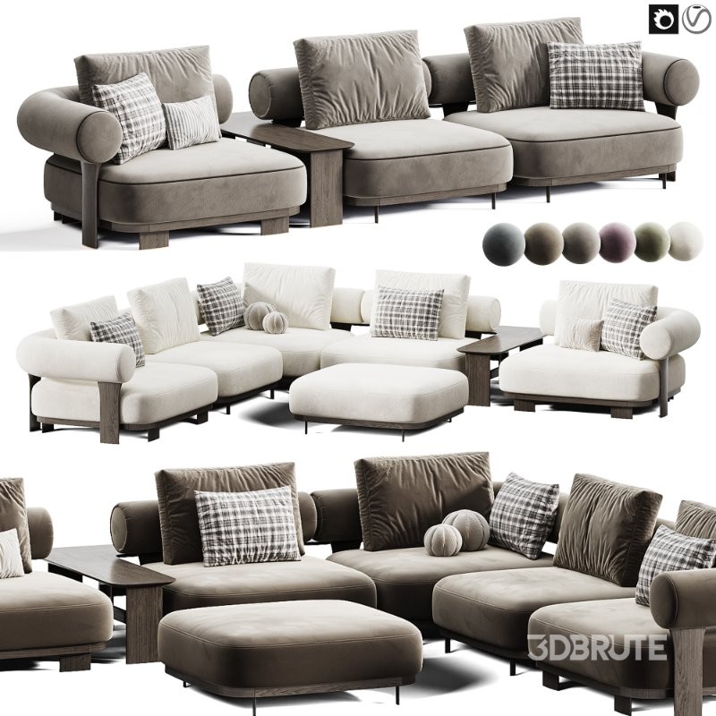 Kyoto Sofa By Saloni Image 6