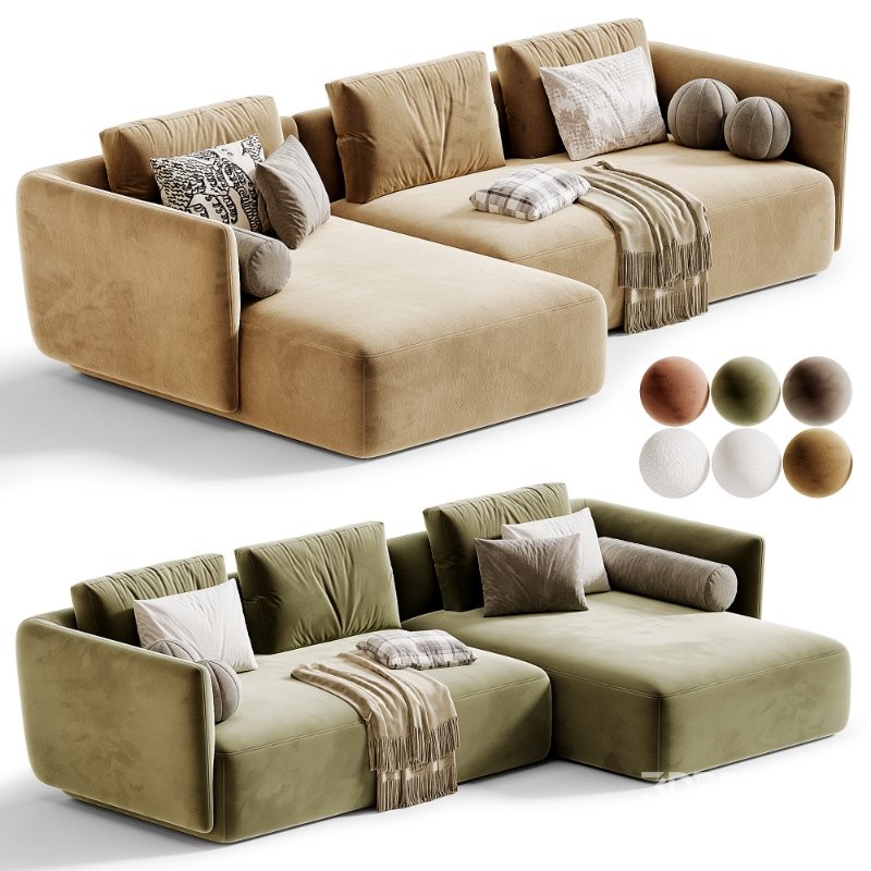 Cosy Corner Sofa by MDF Italia Image 3