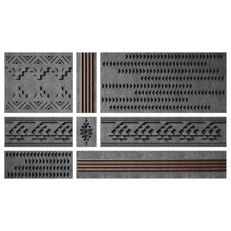 Decorative Panel 3D ART RELIEF 184 Image 3