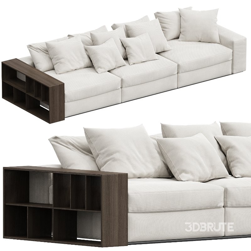 Groundpiece modular sofa by Flexform 11MXA Image 3