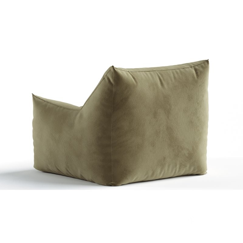 Ehlen Modern Velveteen BeanBag Image 4
