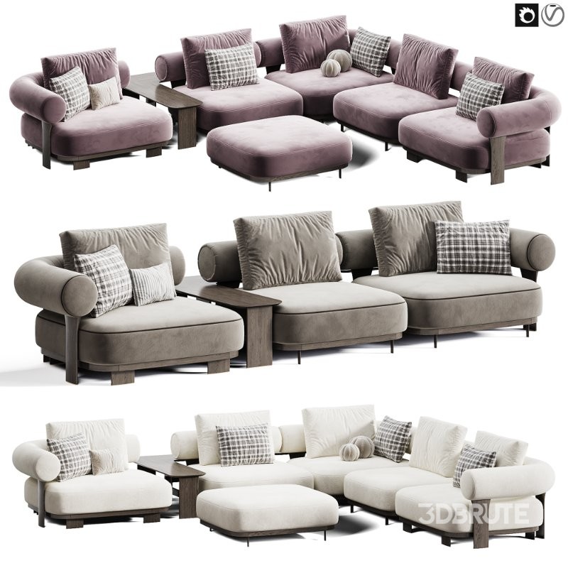 Kyoto Sofa By Saloni Image 5