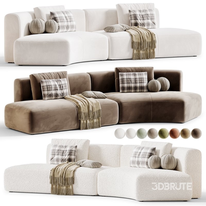 Cosy Curve Modular Sofa by MDF Italia Image 1