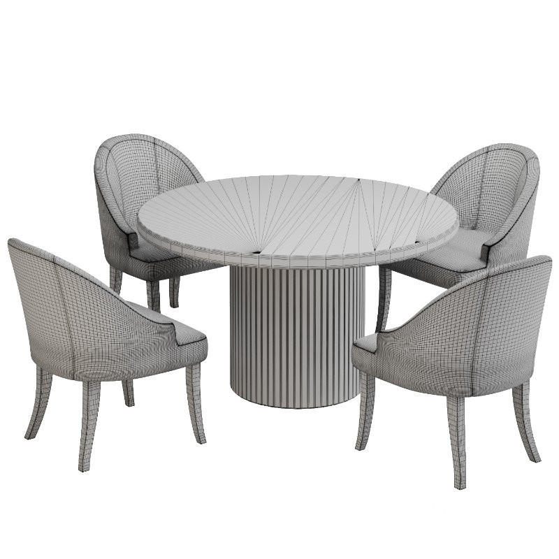 Dinning chair and table325 Image 3