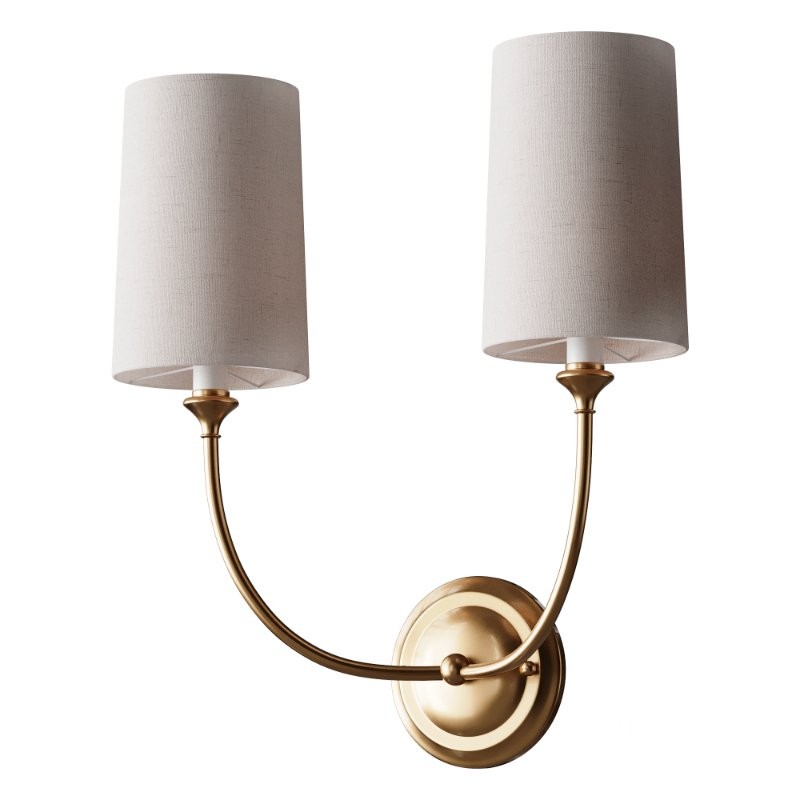 Modern Charleston Sconce – 2 Light Image 3