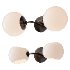 Minimalist Globe Sconce and Xaviero Glass Vanity Light - Thumbnail 6