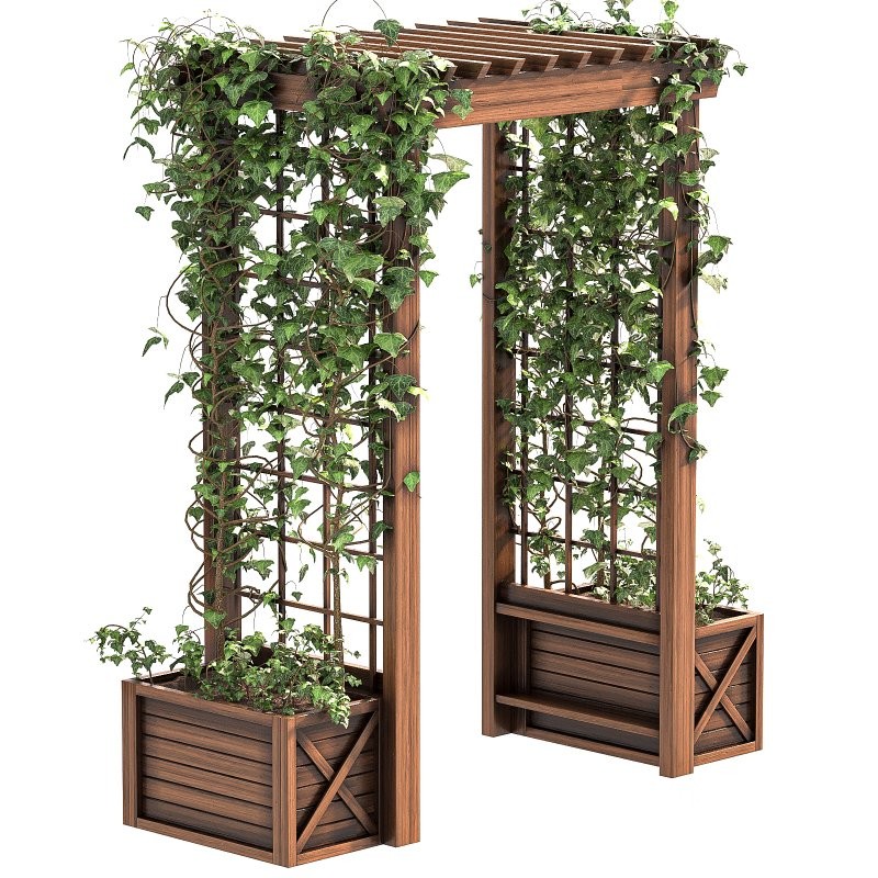 Wooden Garden Arbor Image 5