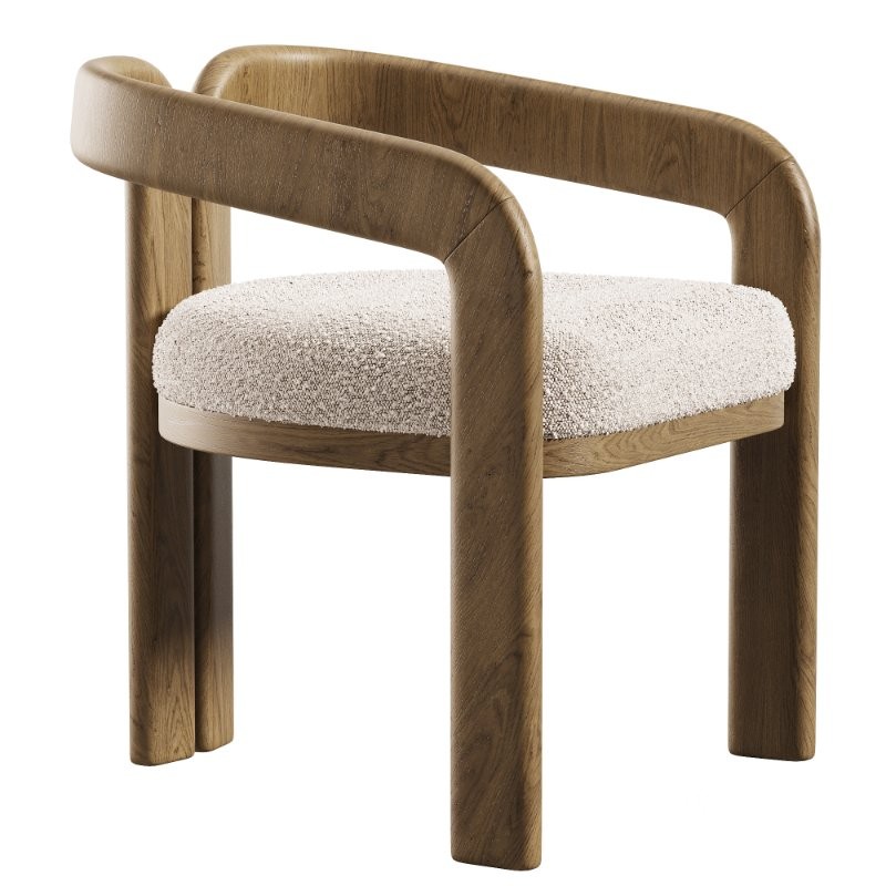 Chloe Teak Dining Chair Image 1