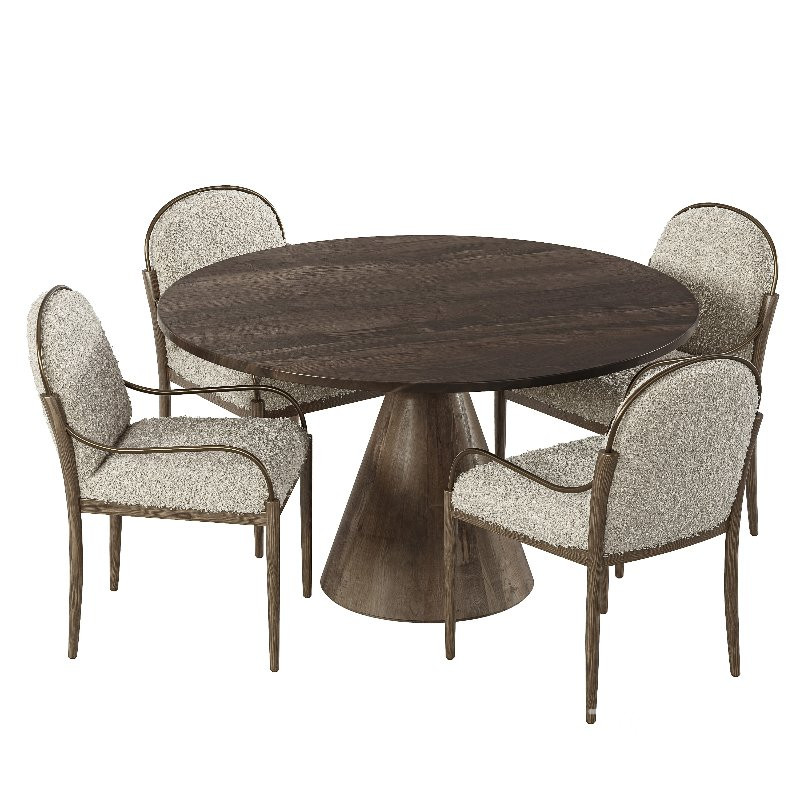 Demi Dining Chair and Bronx Dining Table Image 3