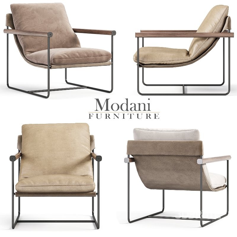 Khai Lounge Chair Tan Image 5